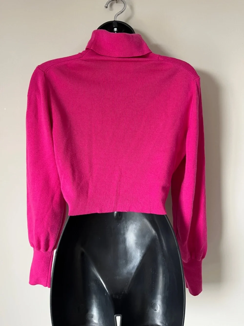 Aritzia Wilfred Rebecca Turtleneck Merino Wool Cropped Pink Size XS - Picture 4 of 8